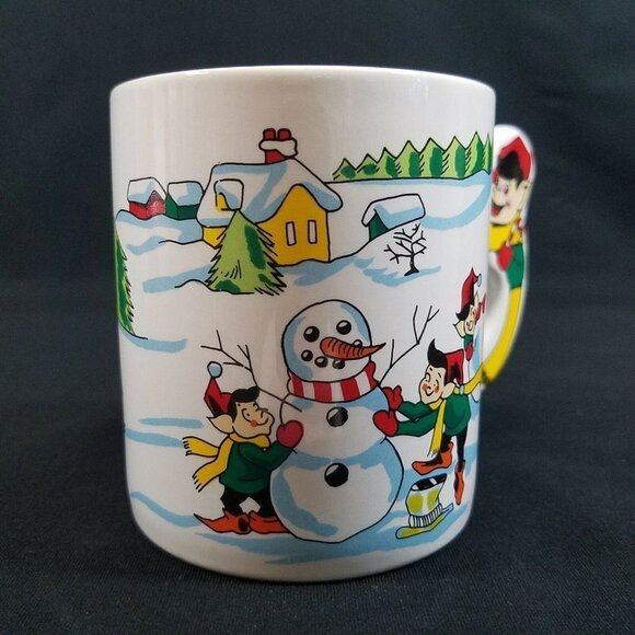 THE Love Mug Coffee Cup Christmas Elves - Picture 2 of 12